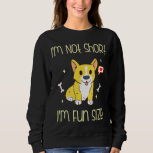 Camiseta Corgi Im Não É Curto Tamanho De Diversão Im