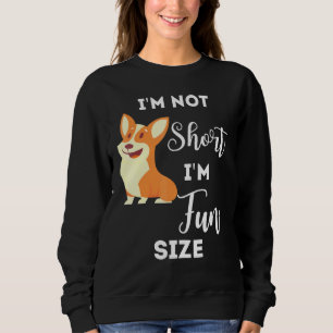Camiseta Corgi Im Não É Um Cão De Tamanho Im Curto