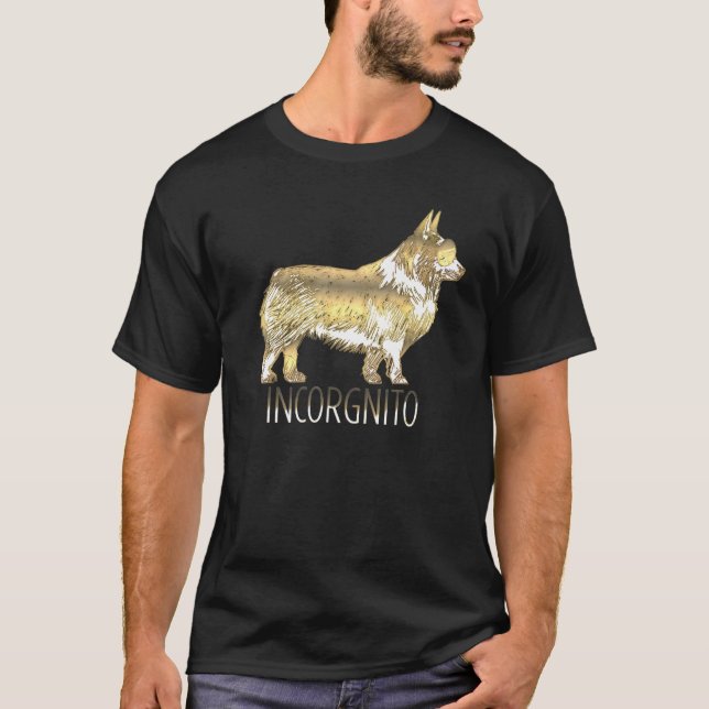Camiseta Corgi  Incógnito (Frente)