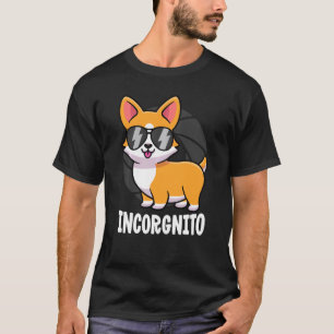Camiseta Corgi Incógnito Segurança para Crianças e Homens