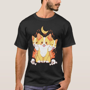 Camiseta Corgi Kavaii Brinquedo Corgi Pelúcia