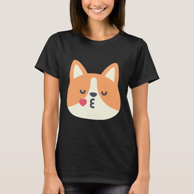 Camiseta Corgi Kiss (Frente)