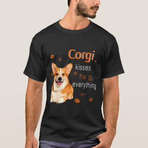 Camiseta Corgi Kisses Fix Everything   1249