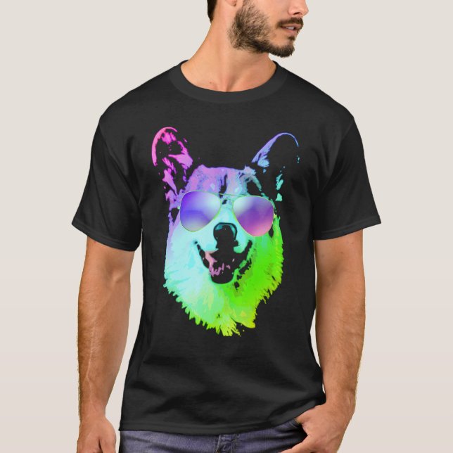 Camiseta Corgi Legal Com Óculos De Sol (Frente)