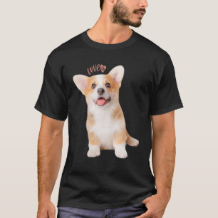Camiseta Corgi Love Is Dog Mamãe Pai Tee Puppy Pet Women Me