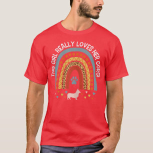 Camiseta Corgi Lover Corgi Owner This Girl Really Loves Her