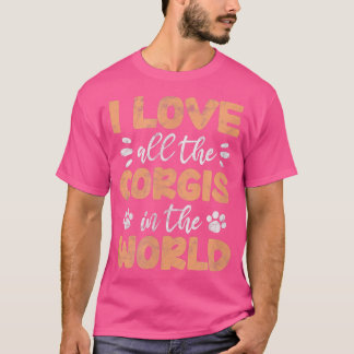 Camiseta Corgi Lover Corgi Proprietário I Love Corgis In Th