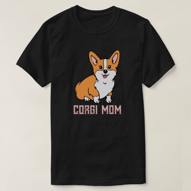 Camiseta Corgi Mãe (Frente do Design)