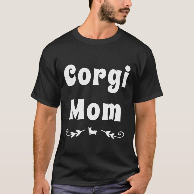 Camiseta Corgi Mãe Corgi Design (Frente)