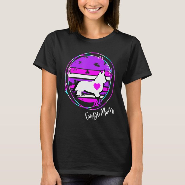 Camiseta Corgi Mãe Cute Welsh Corgis Proprietário de Cachor (Frente)