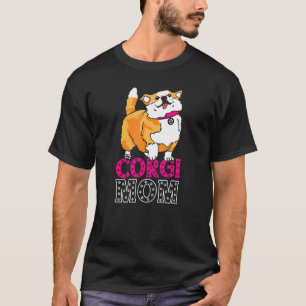Camiseta Corgi Mãe Derpy Corgo Caminhando