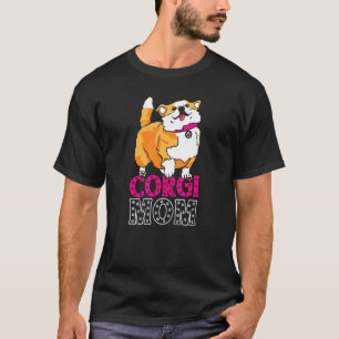 Camiseta Corgi Mãe Derpy Corgo Caminhando
