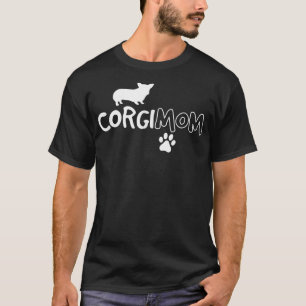 Camiseta Corgi Mãe Engraçado Cachorro Bonito Proprietário d