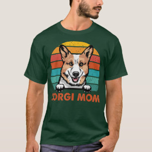 Camiseta Corgi Mãe Mulheres Dia de as mães Cachorro Mãe Cac