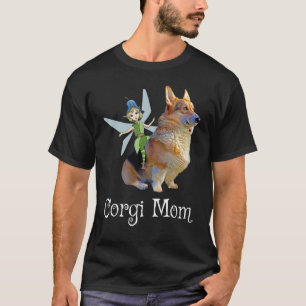 Camiseta Corgi Mãe Pembroke Welsh Corgi & Fairy Retro og
