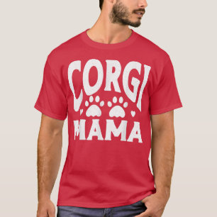 Camiseta Corgi Mama Animal Cute Dog Mãe-543