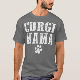 Camiseta Corgi Mama Animal Cute Dog Mãe 90