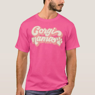 Camiseta Corgi Mama Cachorro Mãe Corgi Oferece Presentes Pa