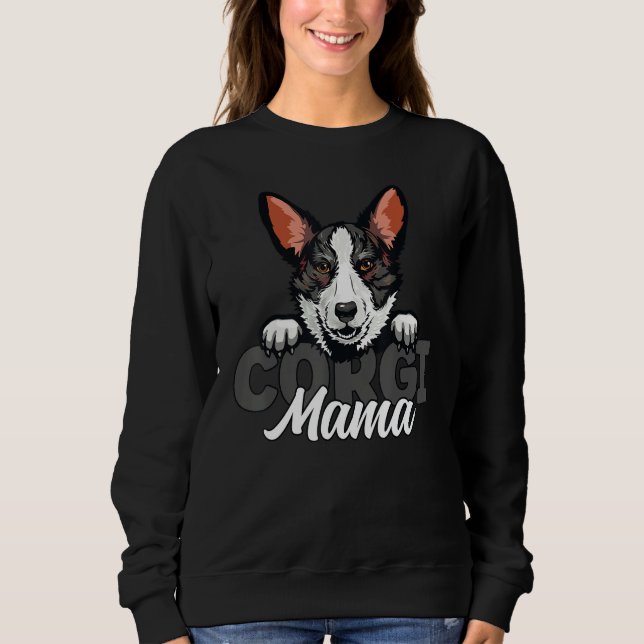 Camiseta Corgi Mama Dog Cardigan Welsh Corgi Mom Mother Dog (Frente)