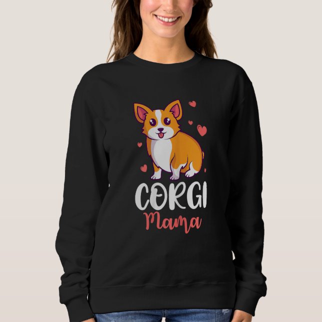 Camiseta Corgi Mama Puppy Mom Best Dog (Frente)