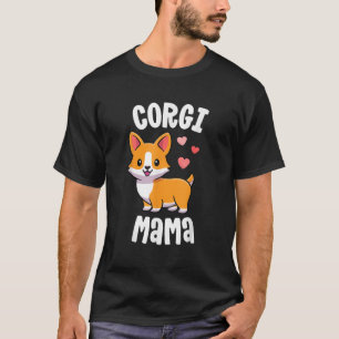 Camiseta Corgi Mama Shirt Gift I Love My Corgi Mamãe Shirt 