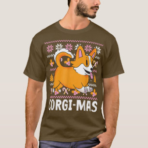 Camiseta Corgi mas with a Dog for Xmas