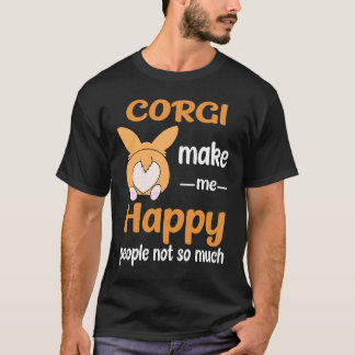 Camiseta Corgi Me Faz Feliz