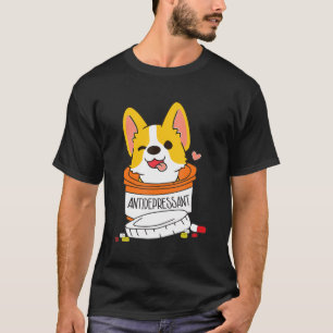 Camiseta Corgi Medicina Antidepressivo Clássico