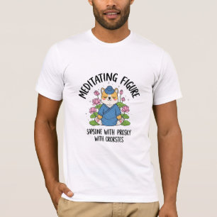 Camiseta Corgi Meditando na Pose de Lótus com Prosky