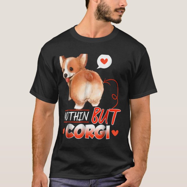 Camiseta Corgi Nada Longa Capa (Frente)