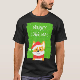 Camiseta Corgi Natal Alegre Corgnatal