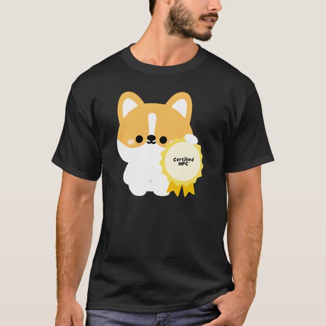 Camiseta Corgi NPC Certificado (Frente)