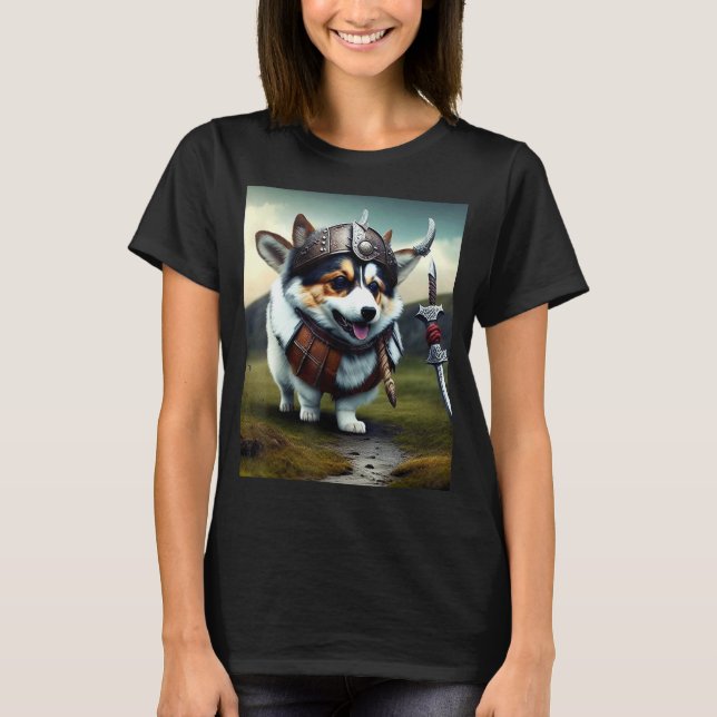 Camiseta Corgi o Viking (Frente)
