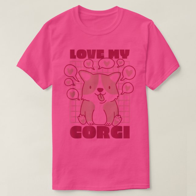 Camiseta Corgi Owner Funny Corgi Tee (Frente do Design)