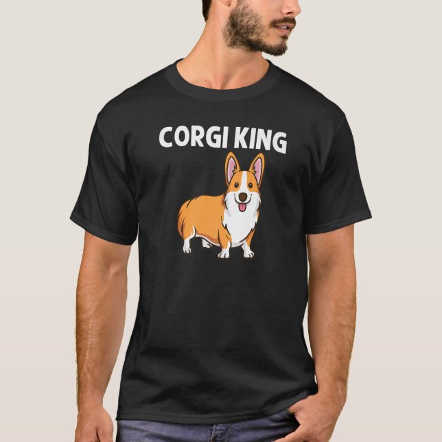 Camiseta Corgi Para Animais Pais Galsh Corgi (Frente)