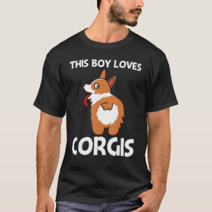 Camiseta Corgi Para Crianças Pet Dog Proprietário De Cães