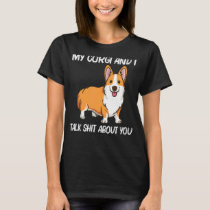 Camiseta Corgi Para Homens Galês Corgi Animal