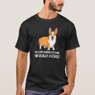 Camiseta Corgi Para Homens Galês Corgi Animal