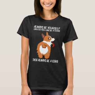 Camiseta Corgi Para Homens Mulheres Pet Cães Cães Animais P