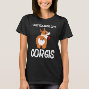 Camiseta Corgi Para Homens Mulheres Pet Cães Cães Proprietá