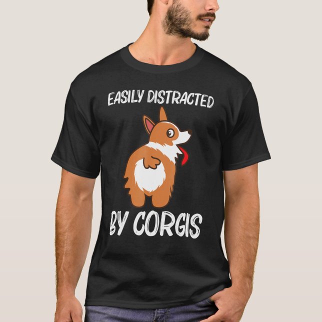 Camiseta Corgi Para Homens Pet Dog Animal Dogggoggy Proprie (Frente)