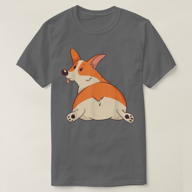 Camiseta Corgi Pembroke Welsh Cute Corgi Design (Frente do Design)