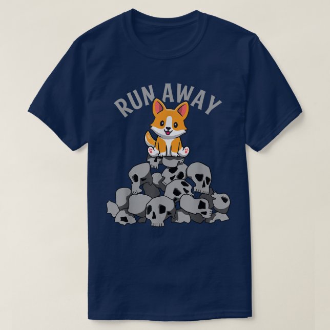Camiseta Corgi Perigoso (Frente do Design)
