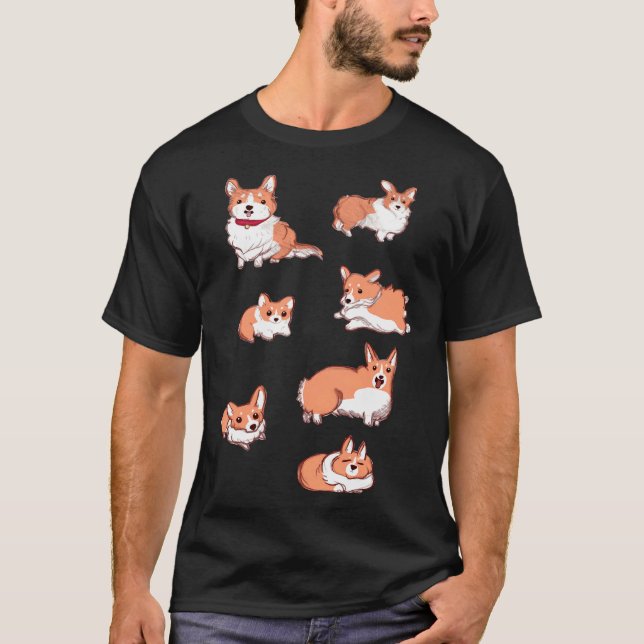 Camiseta Corgi Pups (Frente)