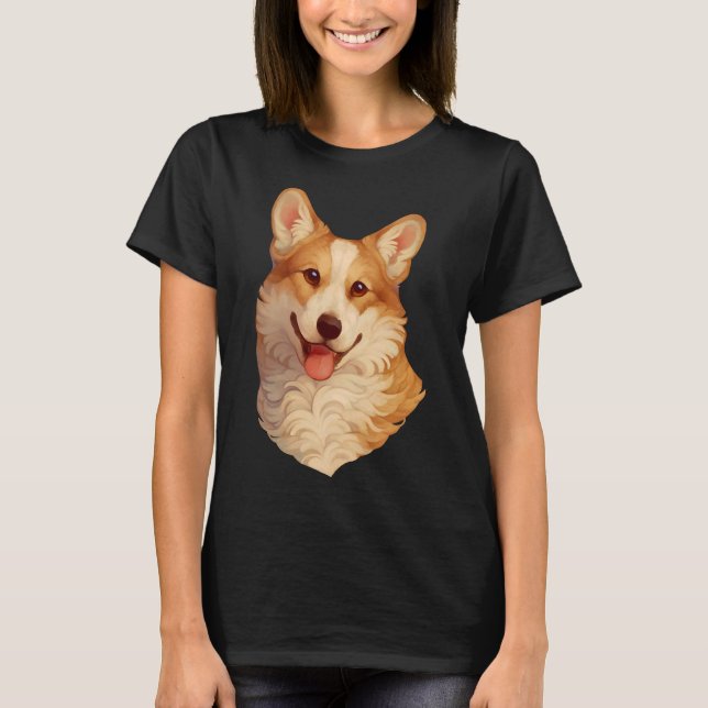 Camiseta Corgi - Retrato (Frente)