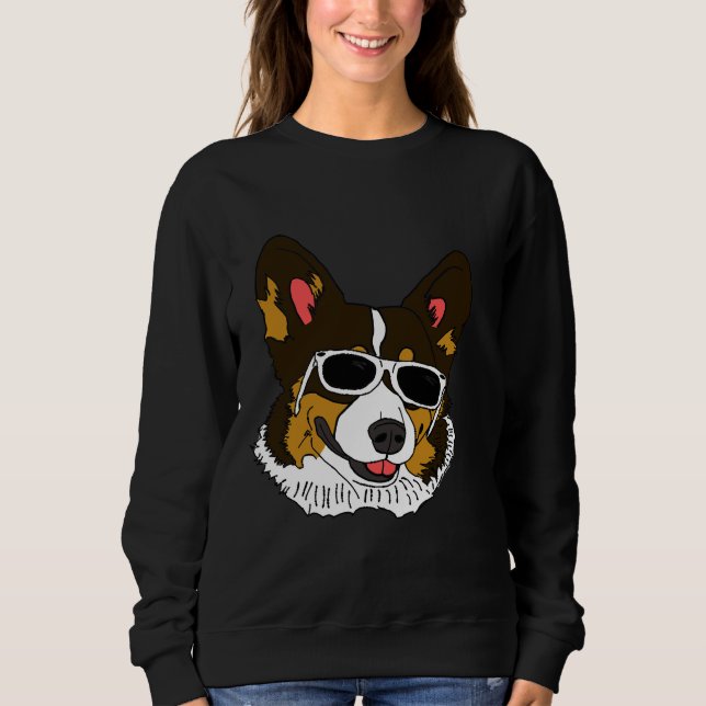 Camiseta Corgi Rockin Shades (Frente)