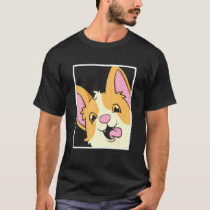 Camiseta Corgi Selfie Animal Autoretrato Cão