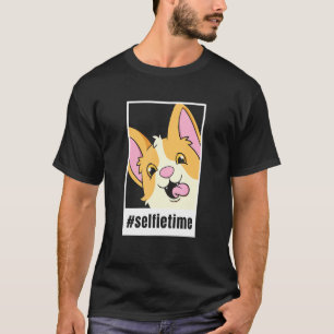 Camiseta Corgi Selfie Animal Selfietime Cachorro
