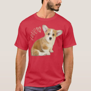 Camiseta Corgi Shirt Love Is Dog Mamãe Pai Tee Puppy Pet Wo