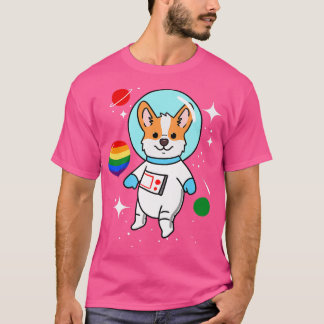 Camiseta Corgi Space Gay Pride-623